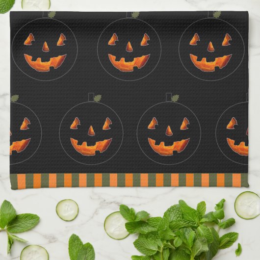 Halloween decoratie keukendoek theedoek (Gevouwen)