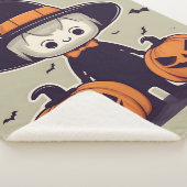 Halloween decoratie ontwerp sherpa deken (3/4)