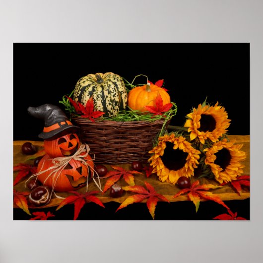 Halloween Decoratie poster (Voorkant)