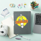 Halloween Decoratie Skelet en Schedel Sticker (iPad Cover)