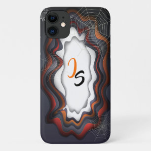 Halloween Decoratie Treat or Trick Monogram Case-Mate iPhone Case