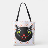 Halloween Decoratie Zwart Cat I Tote Bag (Achterkant)
