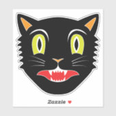  Halloween Decoratie Zwart Kat VII Sticker (Vel)