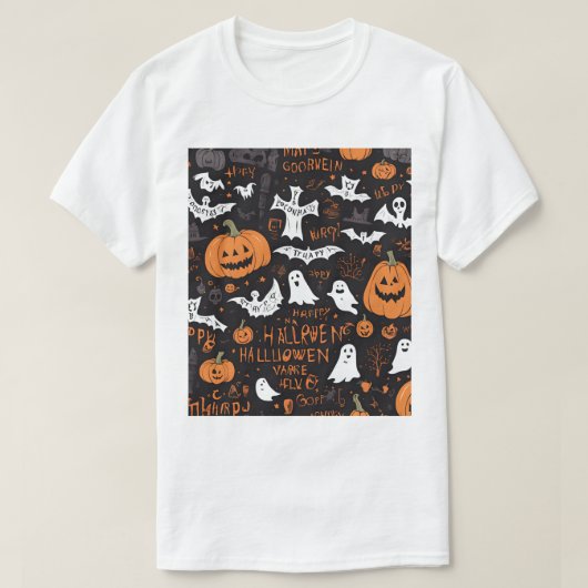 Halloween decoraties t-shirt (Design voorkant)