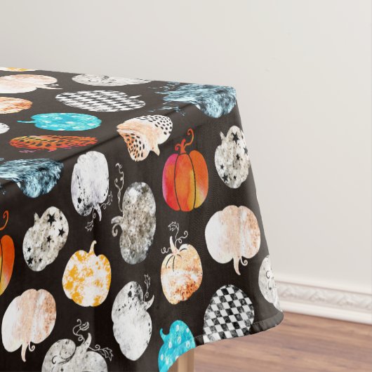 Halloween decoratieve pompoen patroon tafelkleed (Voorbeeld)
