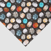 Halloween decoratieve pompoen patroon tissuepapier (Detail)