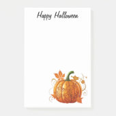 Halloween decoratieve pompoen post-it® notes (Voorkant)