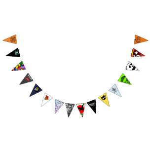HALLOWEEN DECORATION-branderbanner Vlaggetjes