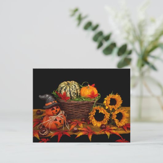 Halloween Decoration briefkaarten (Staand voorkant)