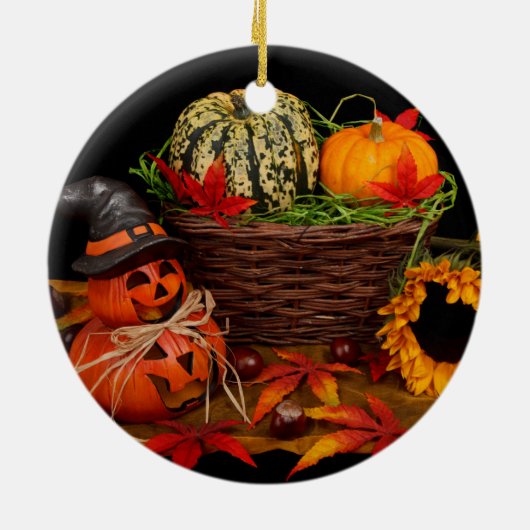 Halloween Decoration Keramisch Ornament (Achterkant)