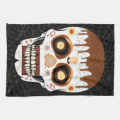 Halloween Decoration Sugar Skull Kitchen Towel Theedoek (Horizontaal)