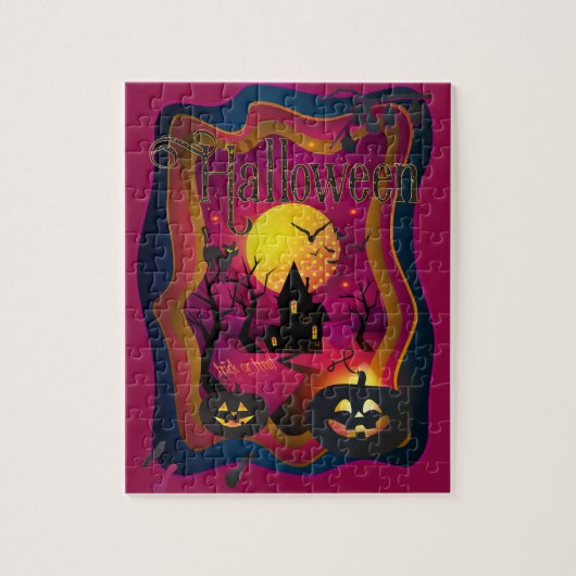 Halloween Decoration Treat of Trick Monster Legpuzzel (Verticaal)