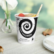 Halloween Decoration | Zwarte en Witte Papercup Pa