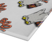 Halloween Decorative Glass Cutting Board/Ghost Snijplank (Hoek)