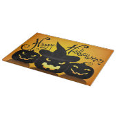 Halloween Decorative Glass Cutting Board/Pumpkins Snijplank (Hoek)