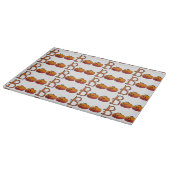 Halloween Decorative Glass Cutting Board/Pumpkins Snijplank (Hoek)
