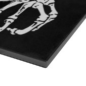 Halloween Decorative Glass Cutting Board/Skull Snijplank (Hoek)