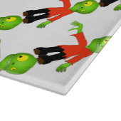 Halloween Decorative Glass Cutting Board/Zombie Snijplank (Hoek)