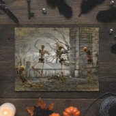  Halloween-decoupage-danskeletten Briefkaart