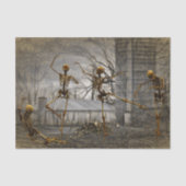  Halloween-decoupage-danskeletten Tissuepapier (Voorkant)