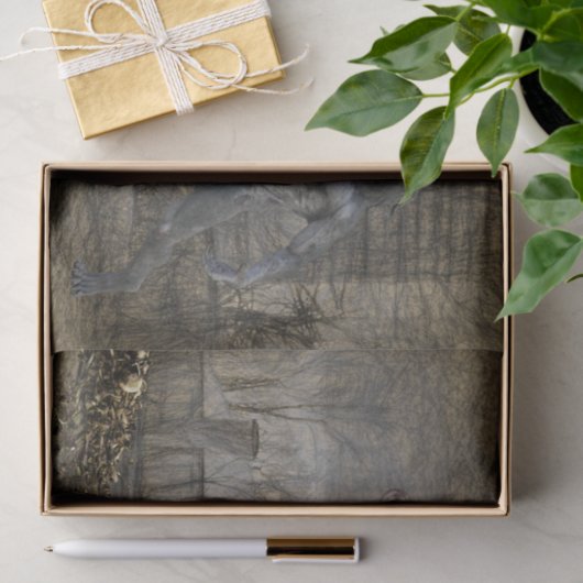 Halloween Decoupage Werewolf Skeleton Tissuepapier (Geschenk)