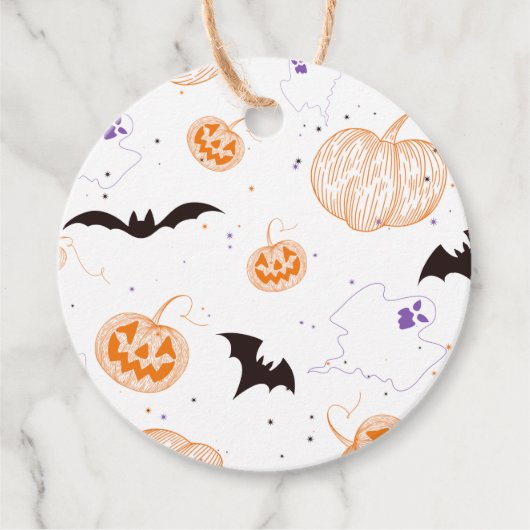 Halloween Delights Bedankjes Labels (Voorkant)