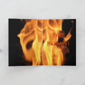 Halloween Demon Cat Kaart (Binnen)