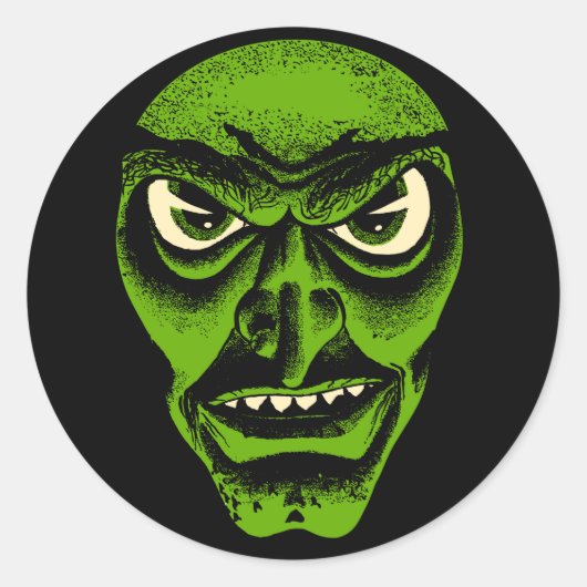  Halloween Demon of Heks Sticker (Voorkant)