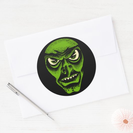  Halloween Demon of Heks Sticker (Envelop)