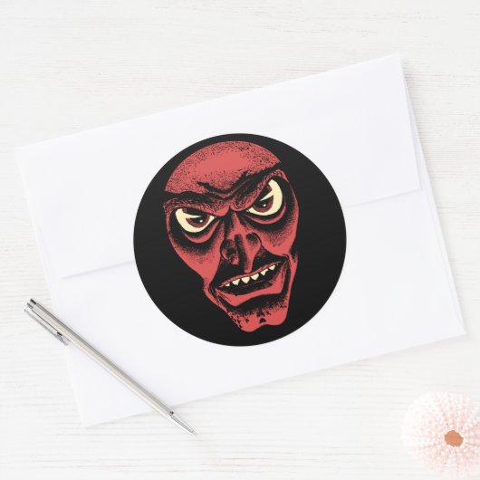  Halloween Demon of Heks Sticker (Envelop)
