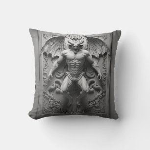 Halloween Demon standbeeld Kussen