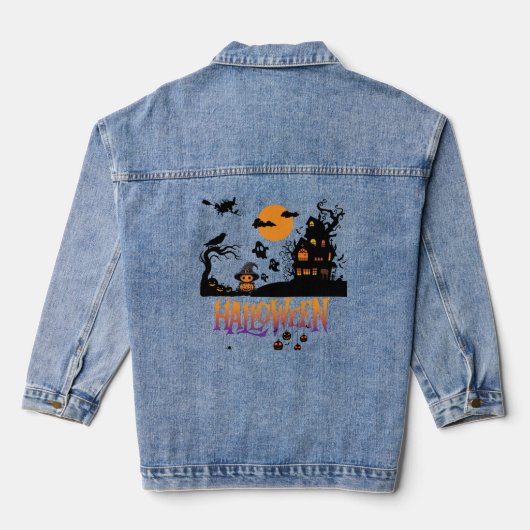 Halloween Denim Jacket (Achterkant)