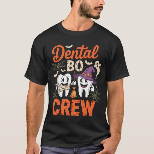 Halloween Dental Boo Crew friend T-shirt (Voorkant)