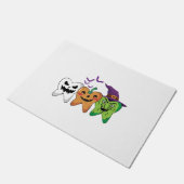 Halloween Dentist Teeth Ghost Pumpkin Witch Deurmat (Schuin)
