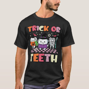 Halloween Dentistrick Oreeth Tandheelkundig Kostuu T-shirt
