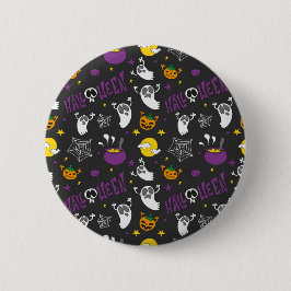 Halloween Design 1 - Alle opties Ronde Button 5,7 Cm