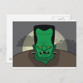 Halloween Design Briefkaart (Voorkant / Achterkant)