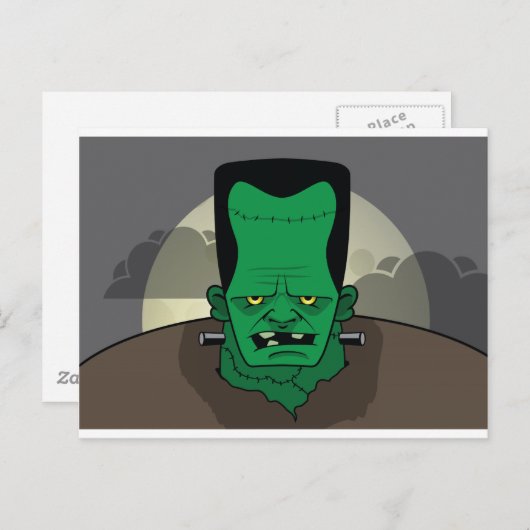 Halloween Design Briefkaart (Voorkant / Achterkant)