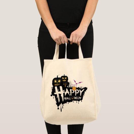 Halloween Design Canvas tas (Voorkant (product))