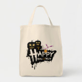 Halloween Design Canvas tas (Voorkant)