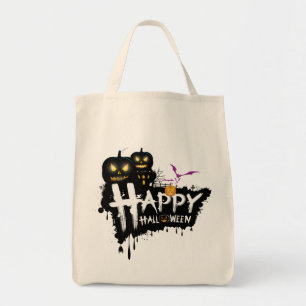 Halloween Design Canvas tas