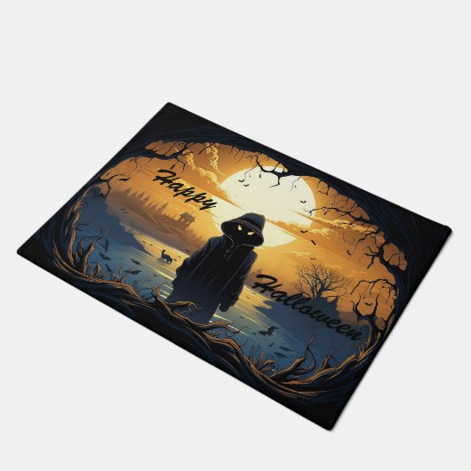 Halloween design deurmat (Schuin)