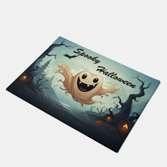 Halloween design deurmat (Schuin)