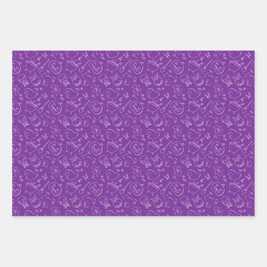 Halloween Design Elements is eigenaar van pompoene Inpakpapier Vel (Voorkant)