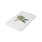 Halloween Design for Baseball Lovers Badmat (Gekanteld)