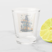 Halloween Design Geschoten glas (Achterkant)