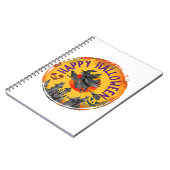 Halloween Design Happy Halloween Witch Notitieboek (Linkerzijde)