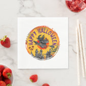 Halloween Design Happy Halloween Witch Servet (Insitu)