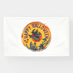 Halloween Design Happy Halloween Witch Spandoek