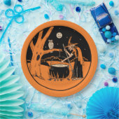 Halloween design - Hek in Forest Papieren Bordje (Feest)